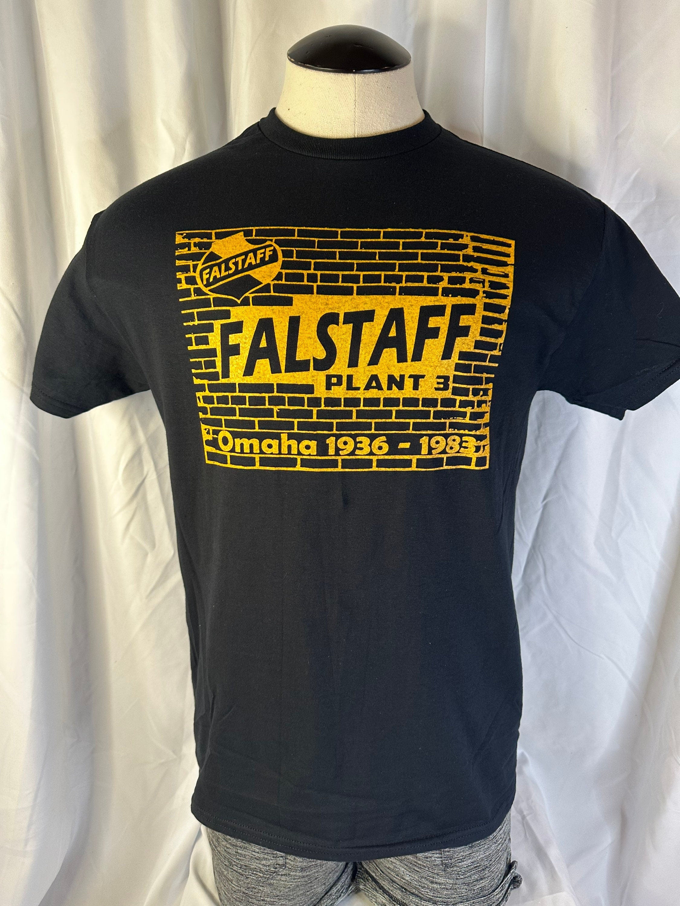 Falstaff Plant 3 Omaha T-Shirt Black