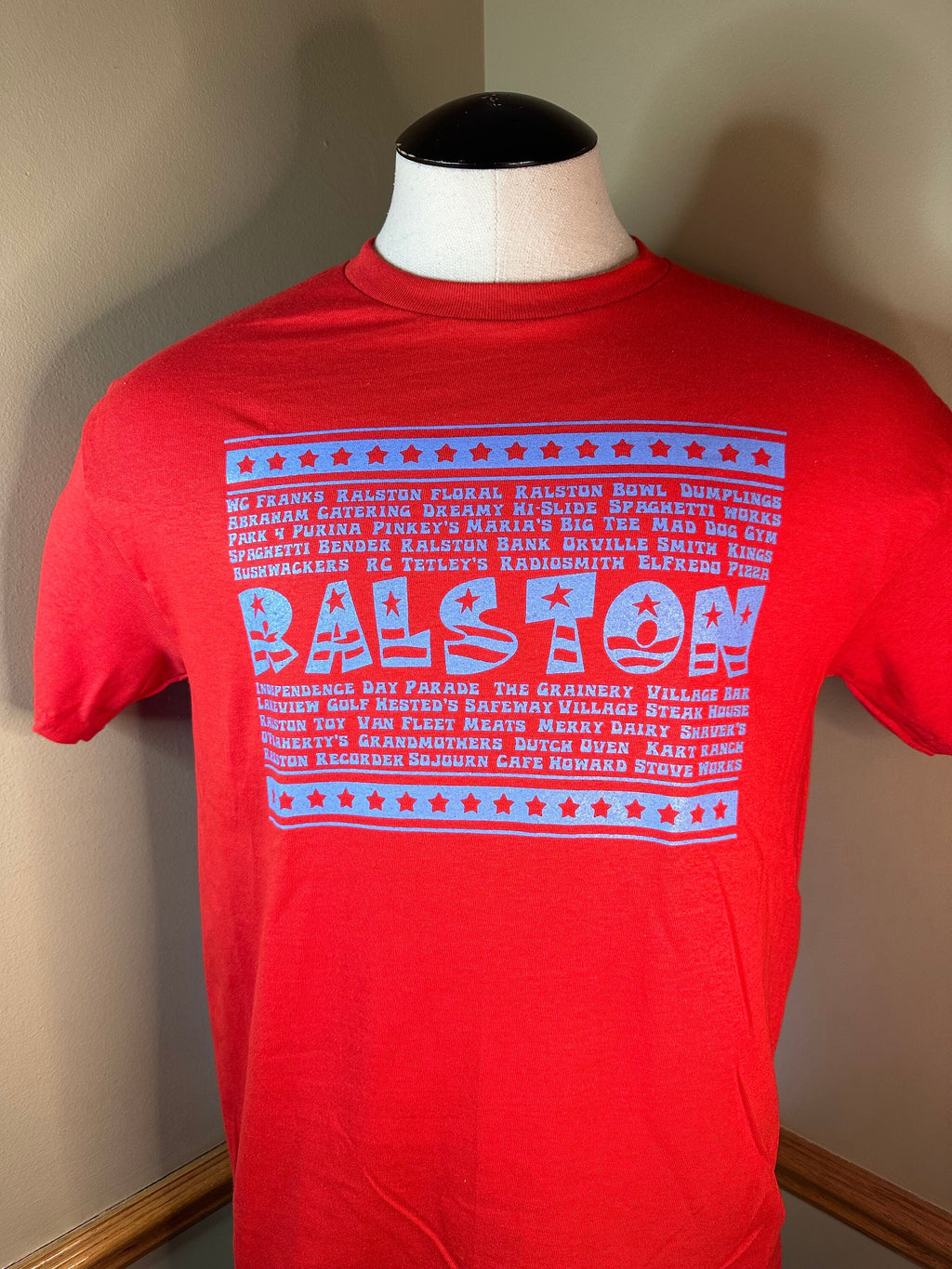 Ralston Rewind T-Shirt - Red Gildan Heavy Cotton Tee