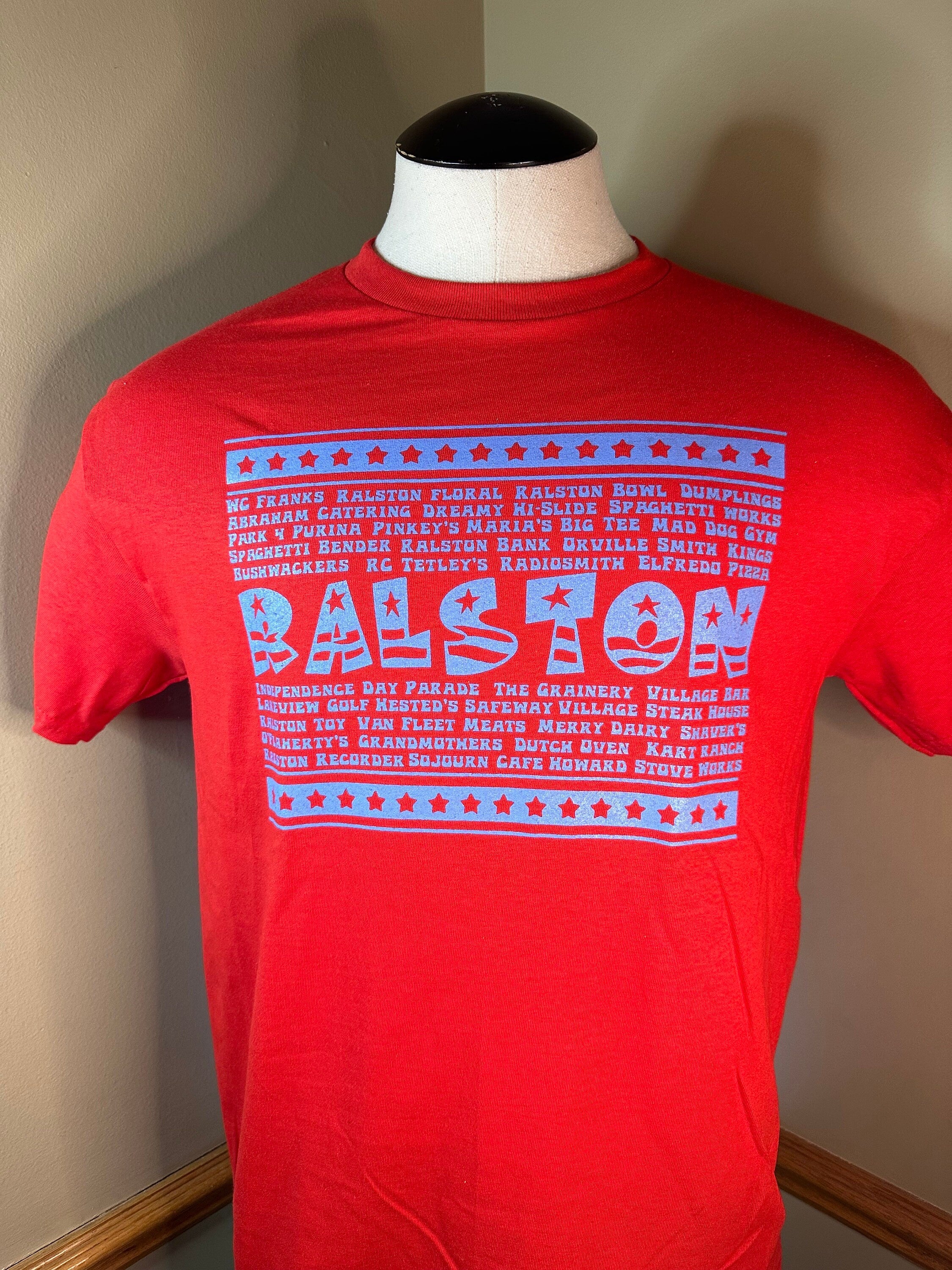 Ralston Rewind T-Shirt - Red Gildan Heavy Cotton Tee