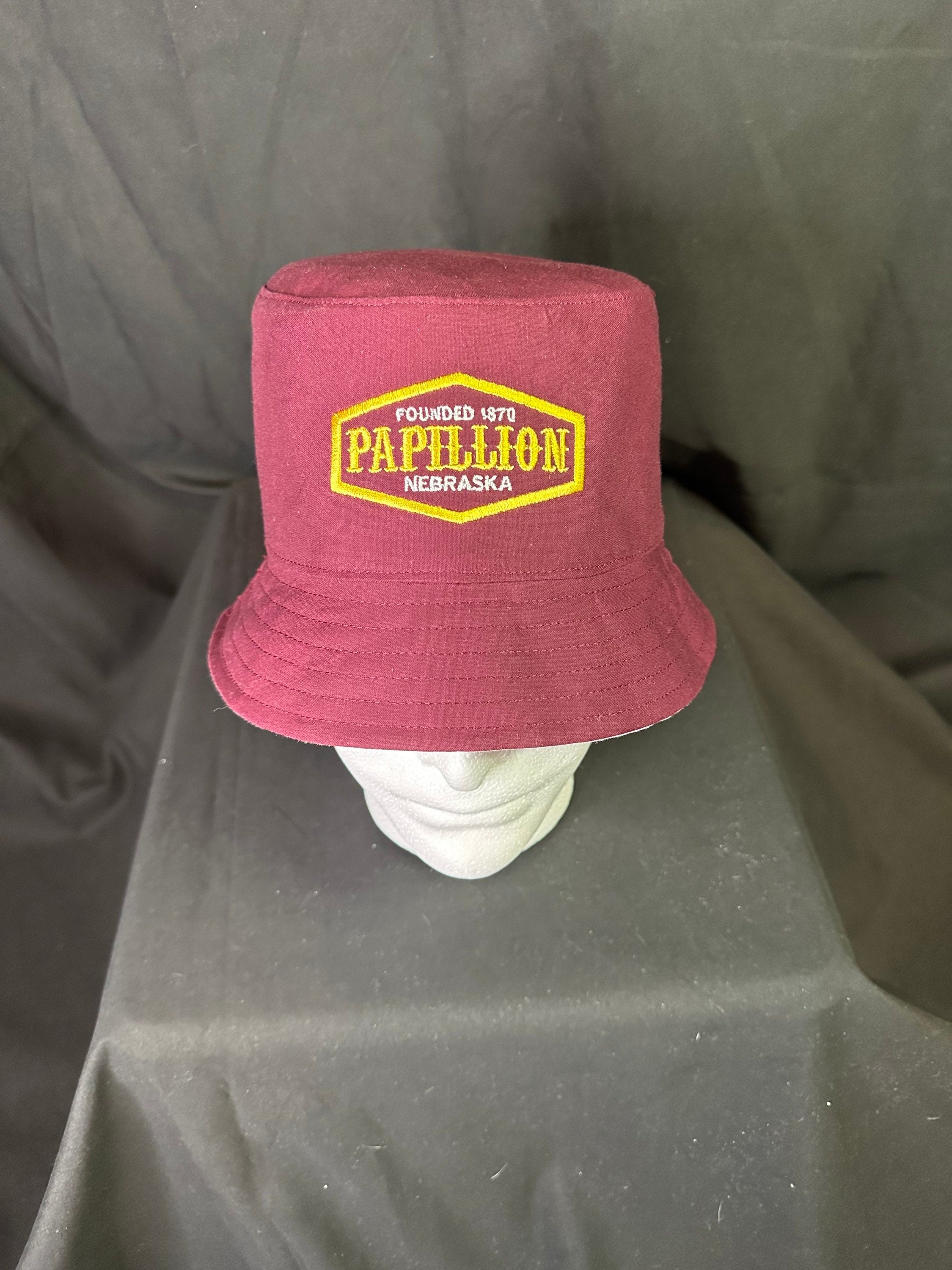 Papillion 1870 Bucket Hat Maroon